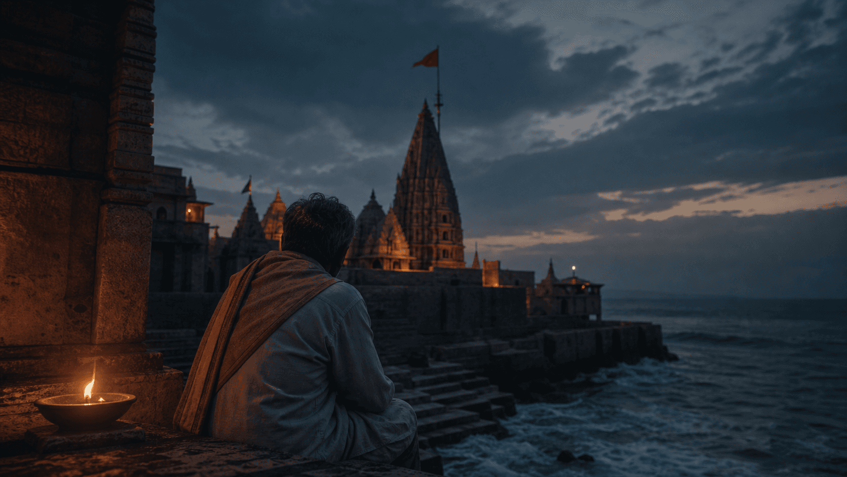 Dwarka · Where the Sea Meets the Sacred, key still